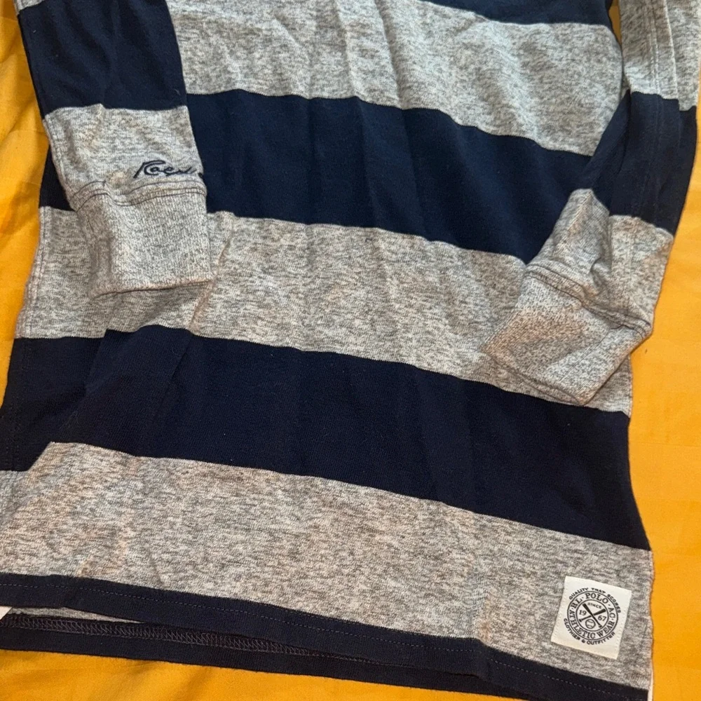 Polo by Ralph Lauren Kids Blue and Gray Striped Yankee Polo dress - Picture 3 of 5